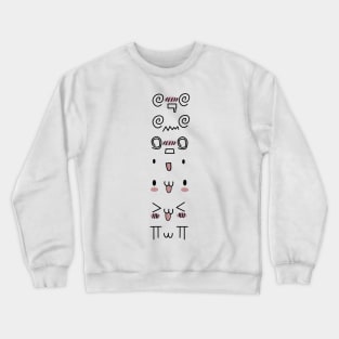 Funny Emoticon T-Shirt Crewneck Sweatshirt